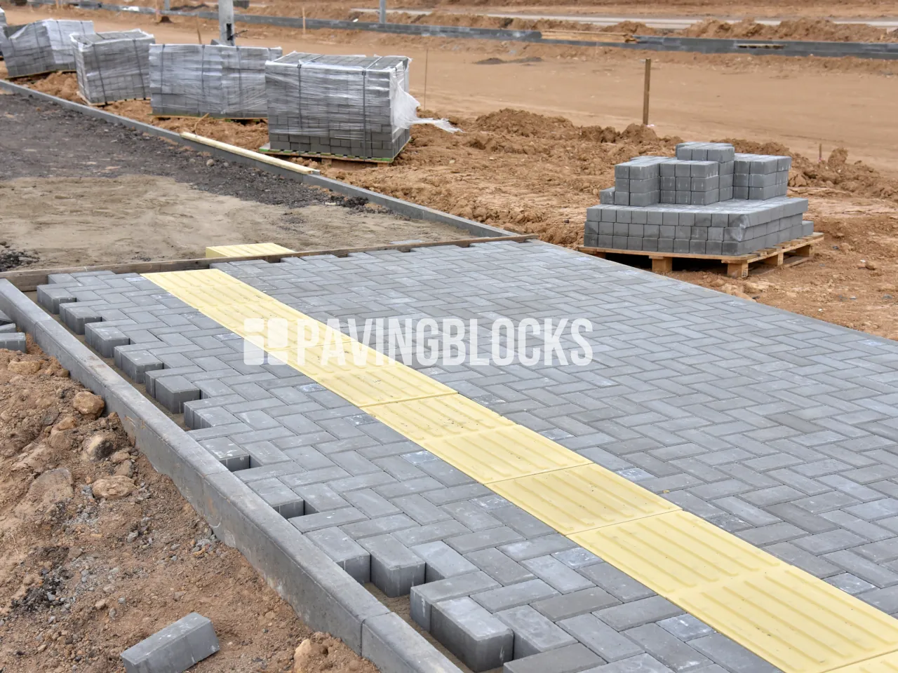 Foto proyek pemasangan paving block
