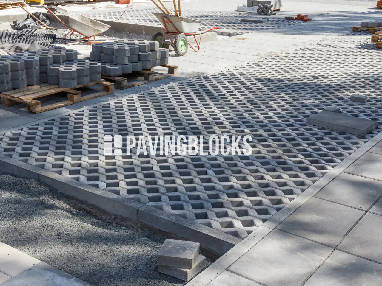 Foto proyek pemasangan paving block