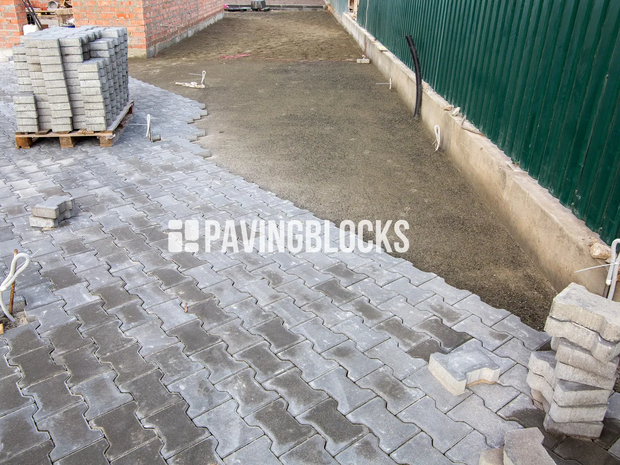 Foto proyek pemasangan paving block