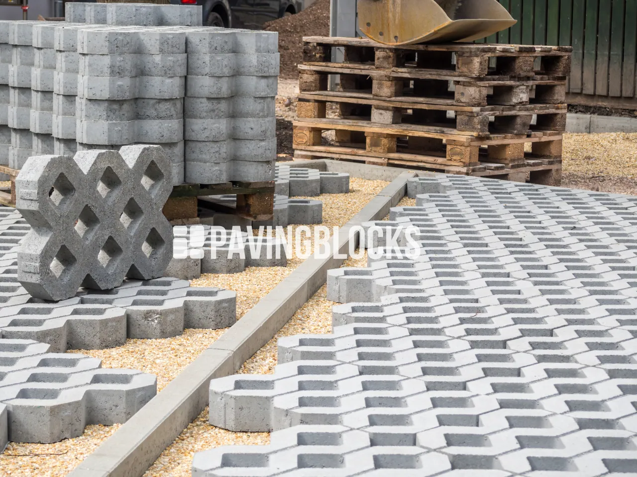 Foto proyek pemasangan paving block