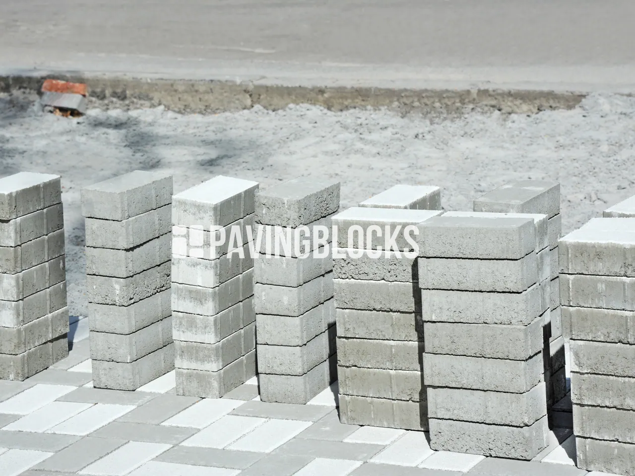 Foto proyek pemasangan paving block
