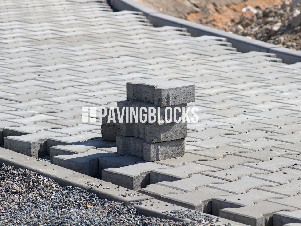 Foto proyek pemasangan paving block