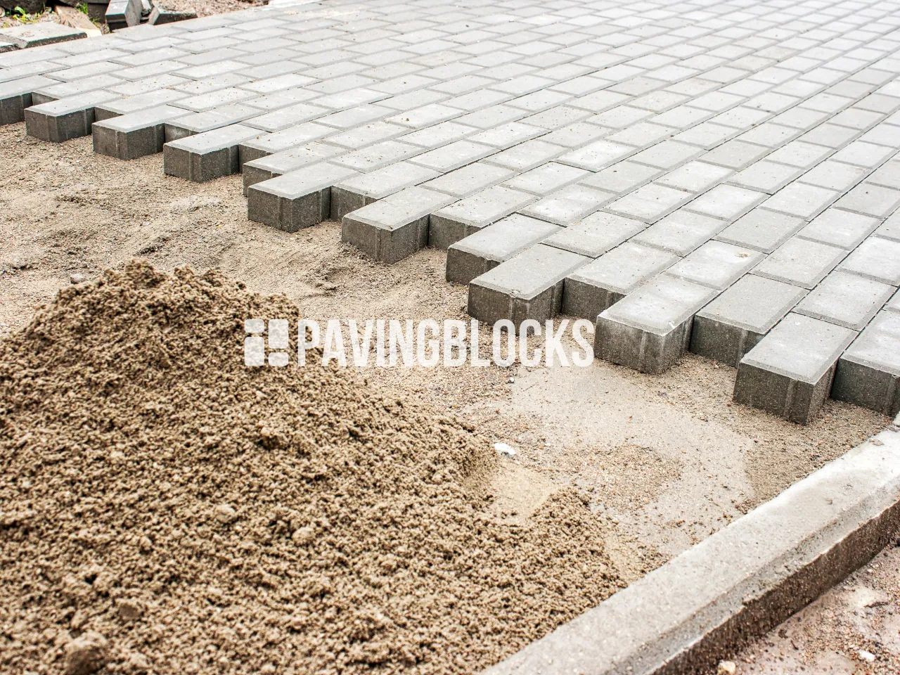 Foto proyek pemasangan paving block