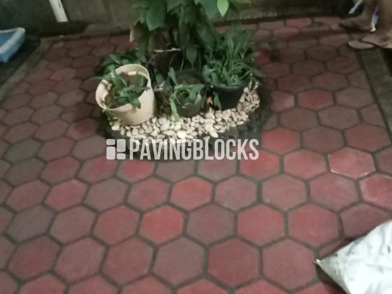 Foto proyek pemasangan paving block