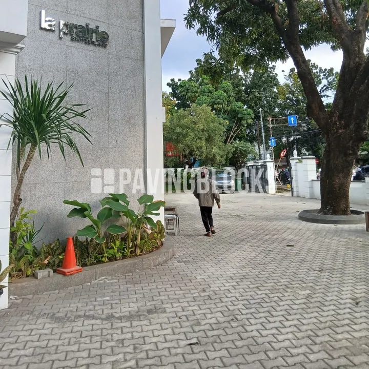 Proyek paving block parkiran klinik kecantikan
