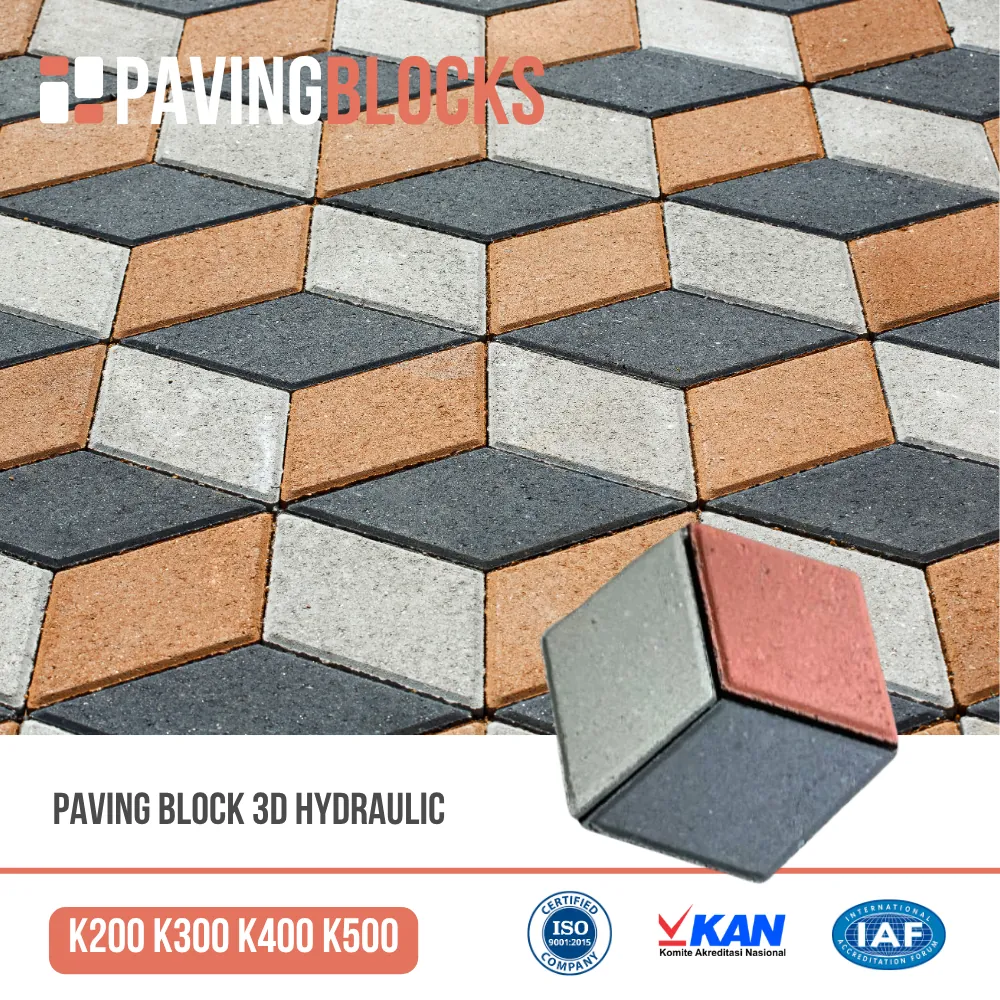 Paving Block 3D K300 Abu Natural