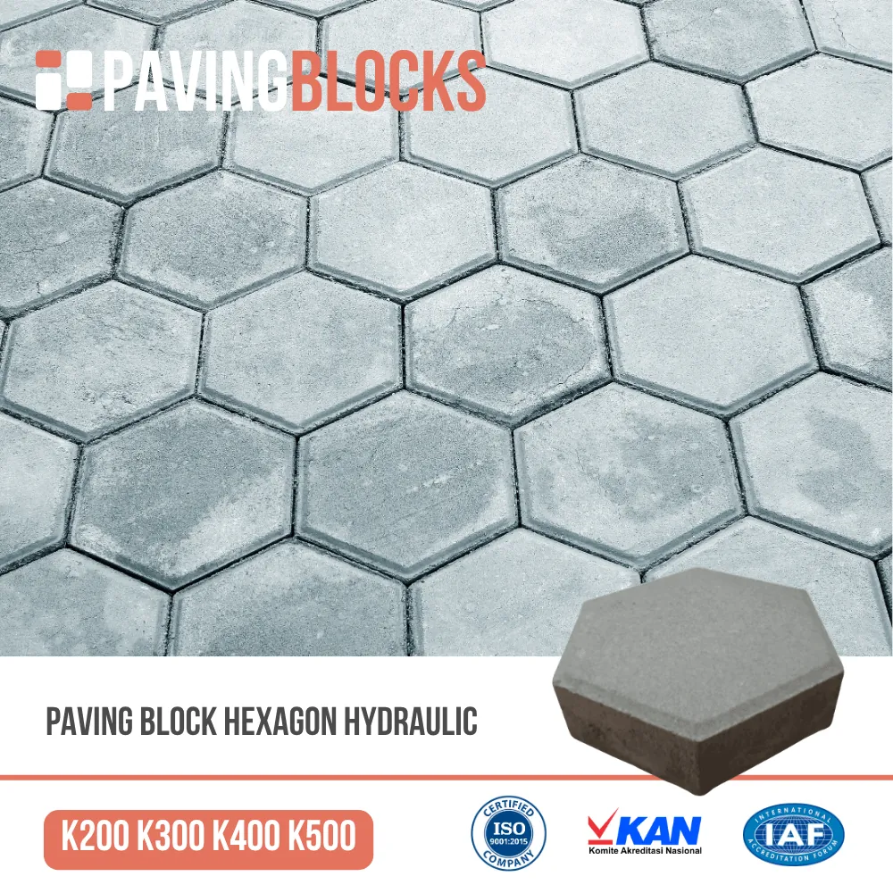 Paving Block Hexagon K300 Abu Natural