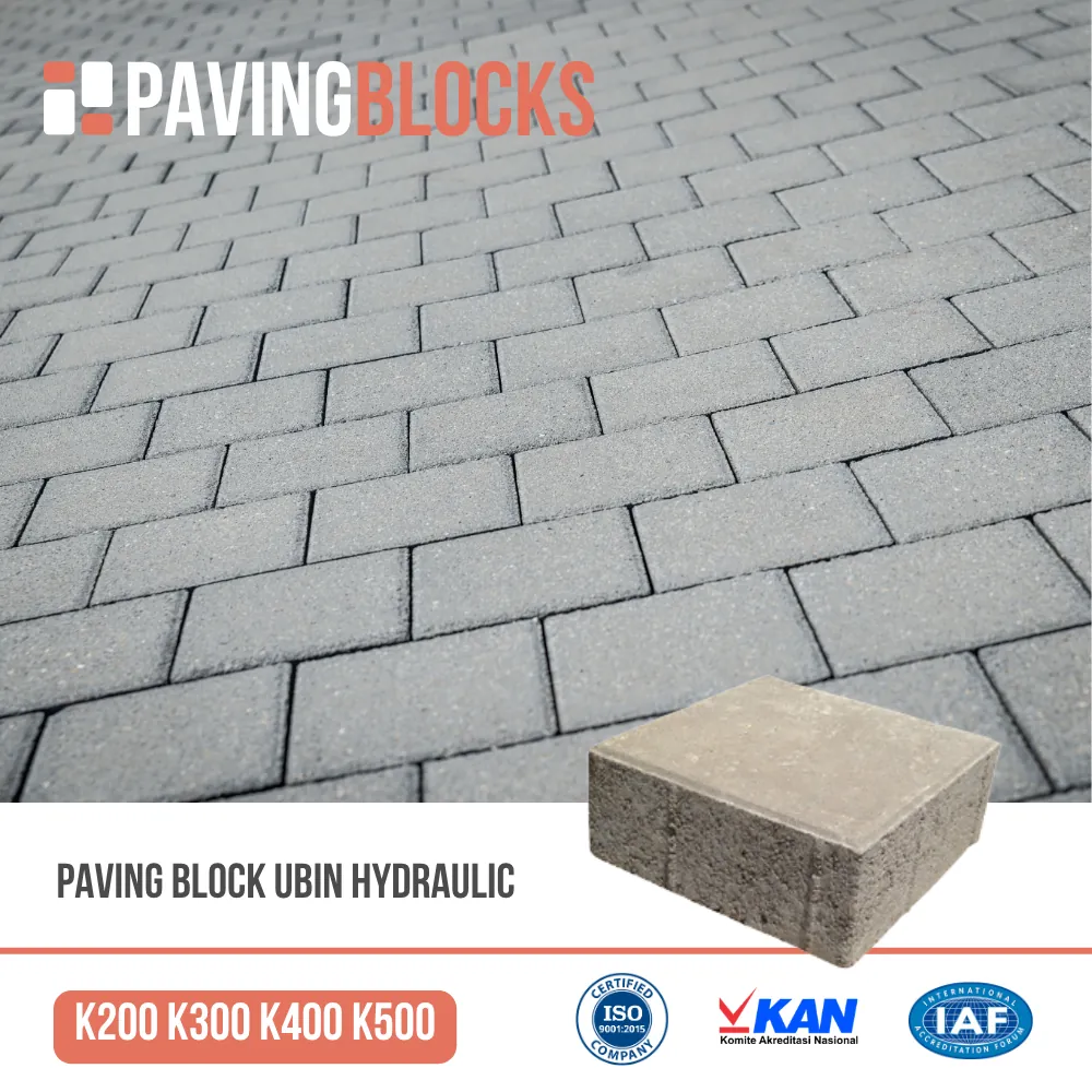 Paving Block Ubin K300 Abu Natural